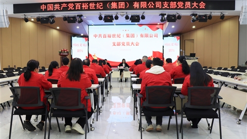 凝心聚力启新程 砥砺奋进谱新篇|中国共产党百裕世纪（集团）有限公司支部委员会顺利召开换届选举大会